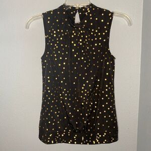 Modcloth Midtown Magnificence Polka Dot Top